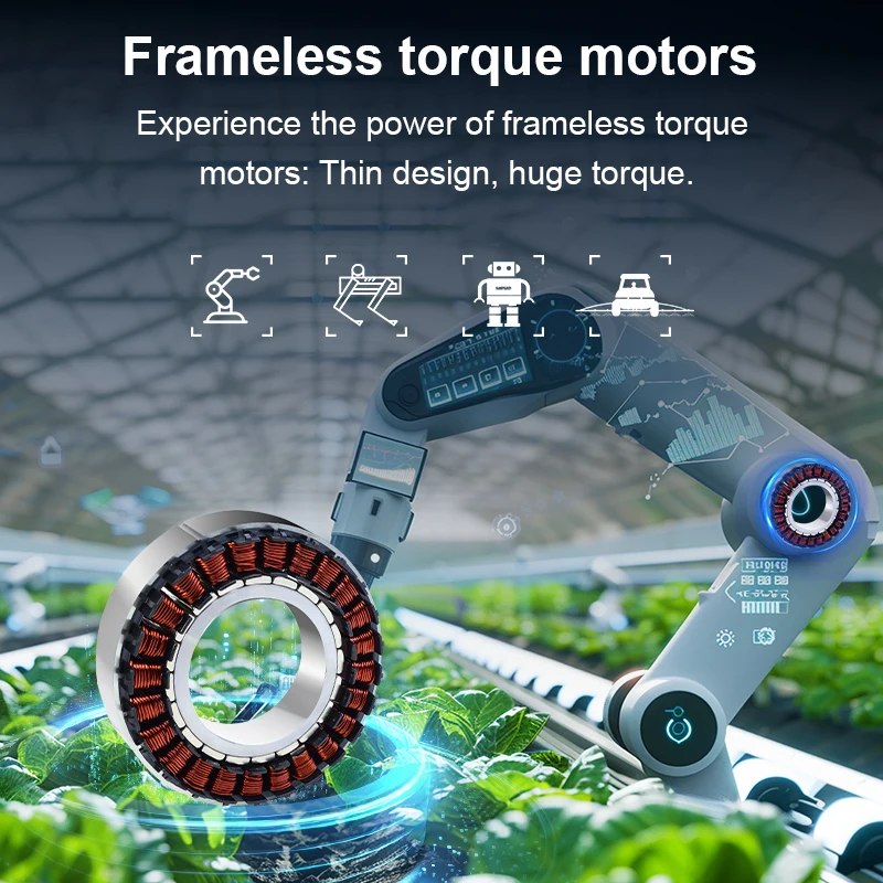48V 1500rpm 267w Yüksek Hassas - Direct Drive Servo Motor Robotics incelemesi ve fiyatı